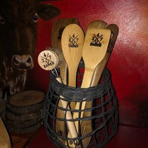 24/7 Ranch has branded kitchen utensils for sale. See photos